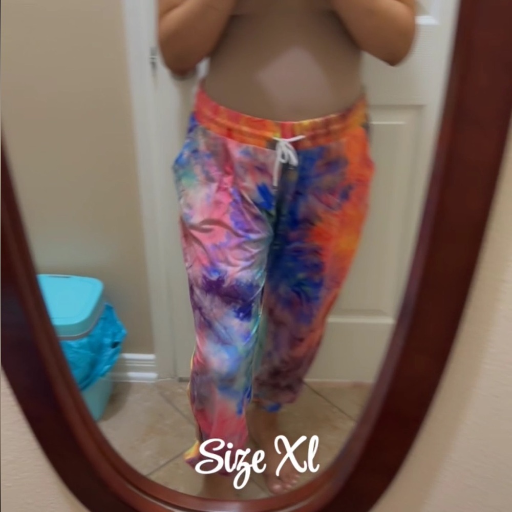 Colorful Tie-Dye Women's Joggers